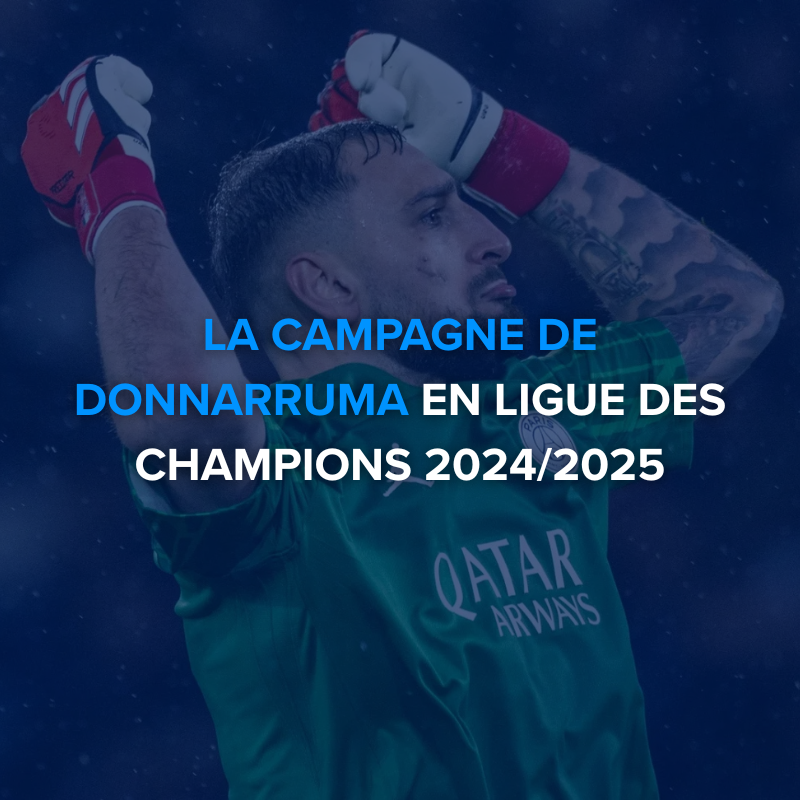 La campagne de Donnarruma en ligue des champions 2024/2025